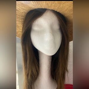 Women's Natural Brown Straight Wig - Smooth Everyday Wear